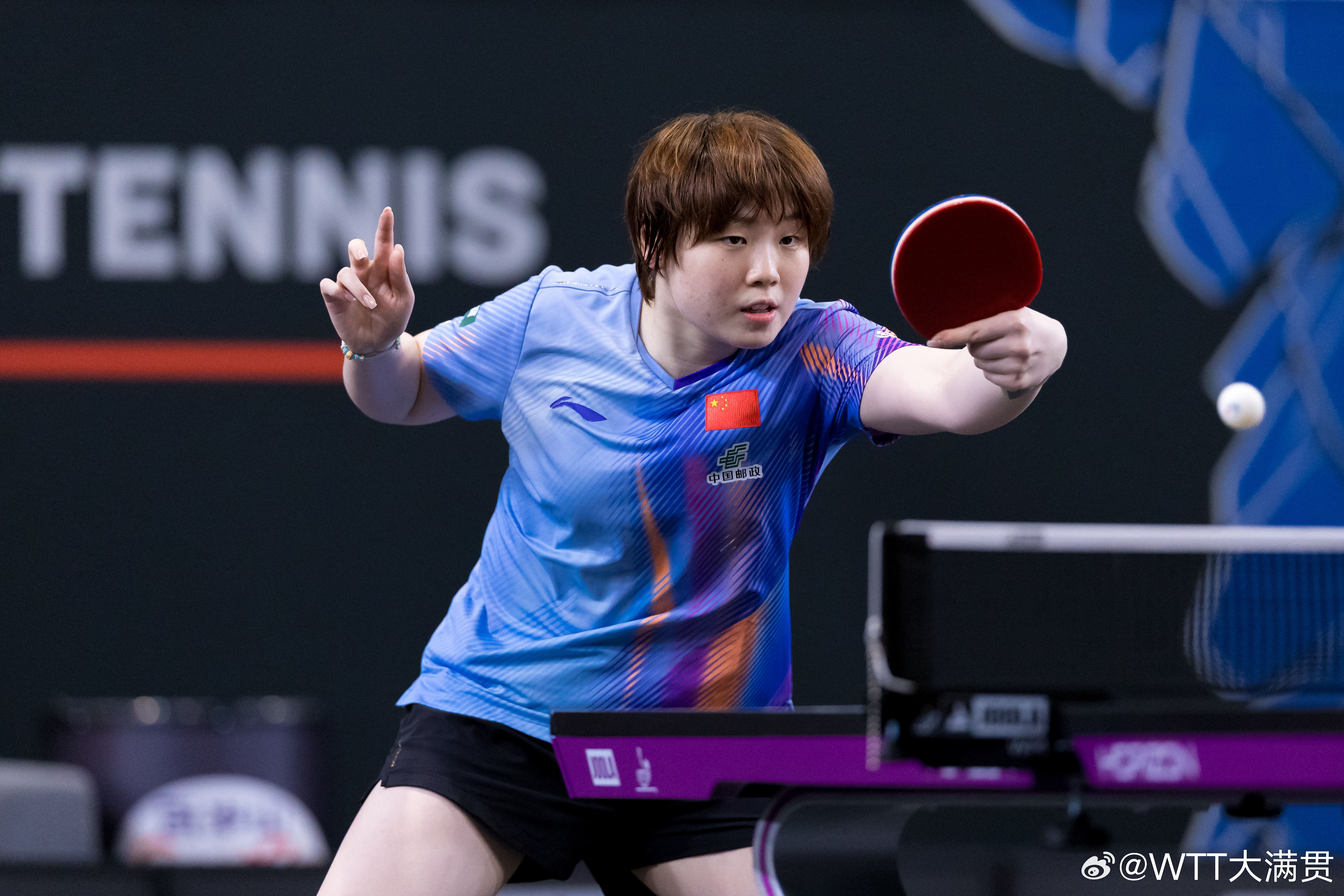 WTT美国大满贯2026 女单1/16决赛蒯曼(CHN) 3-1 张墨(CAN)