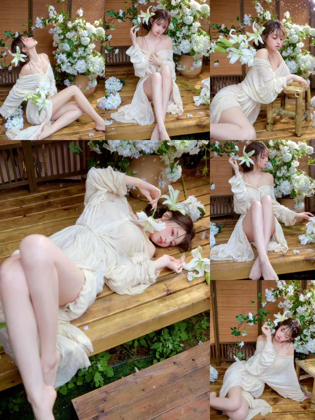 「百合落木 揽一身温柔🌸」济南新中式写真