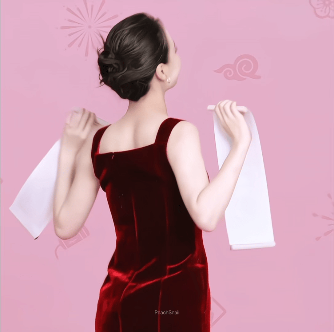 倪妮  上上～下下～ 左左～右右～ 倪妮桃花姬全球品牌代言人