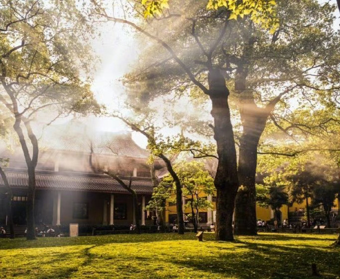 杭州灵隐寺，听暮鼓晨钟，呢喃梵音。[心] ​​​