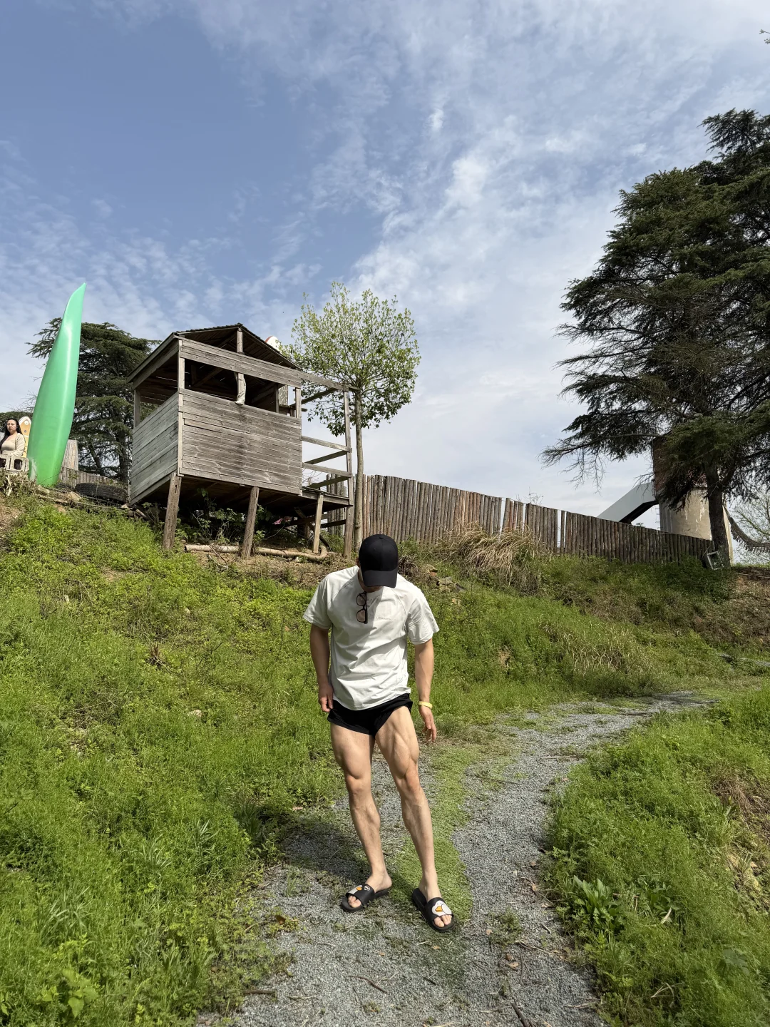 我可太喜欢我的腿了 哈哈哈