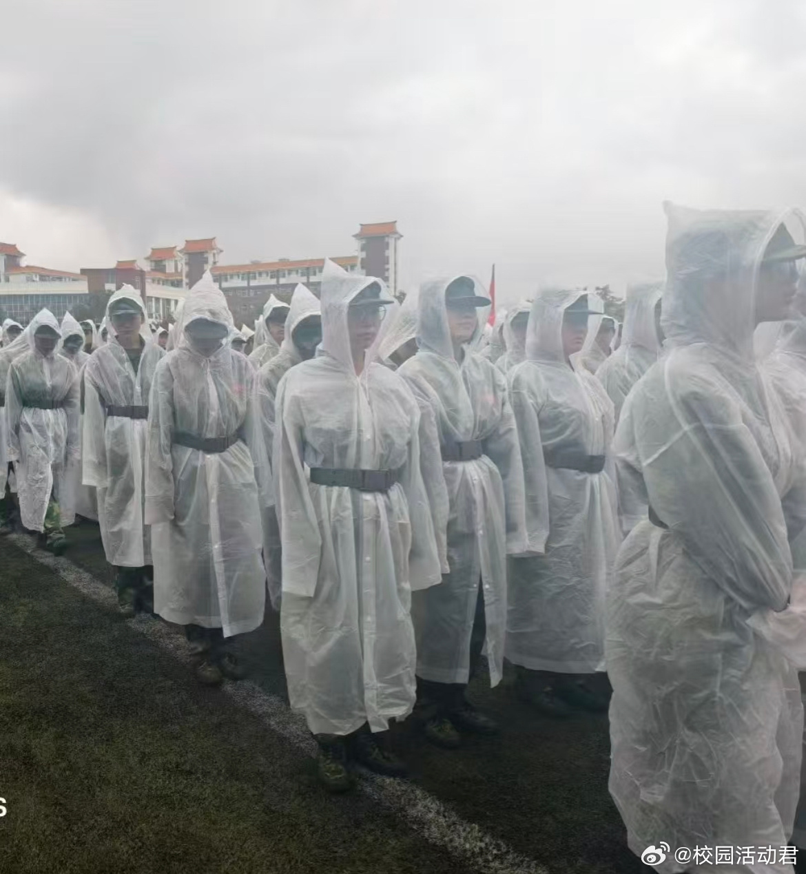 变得很抽象了，以后不嫌弃我们的绿色雨衣了 ​​​