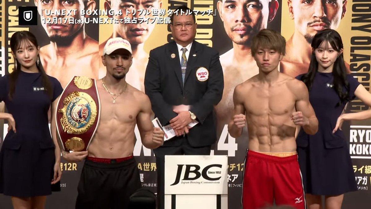 拳坛速递 看一下赛前称重结果👀：🇺🇸安东尼-奥拉斯瓜加Anthony Ol