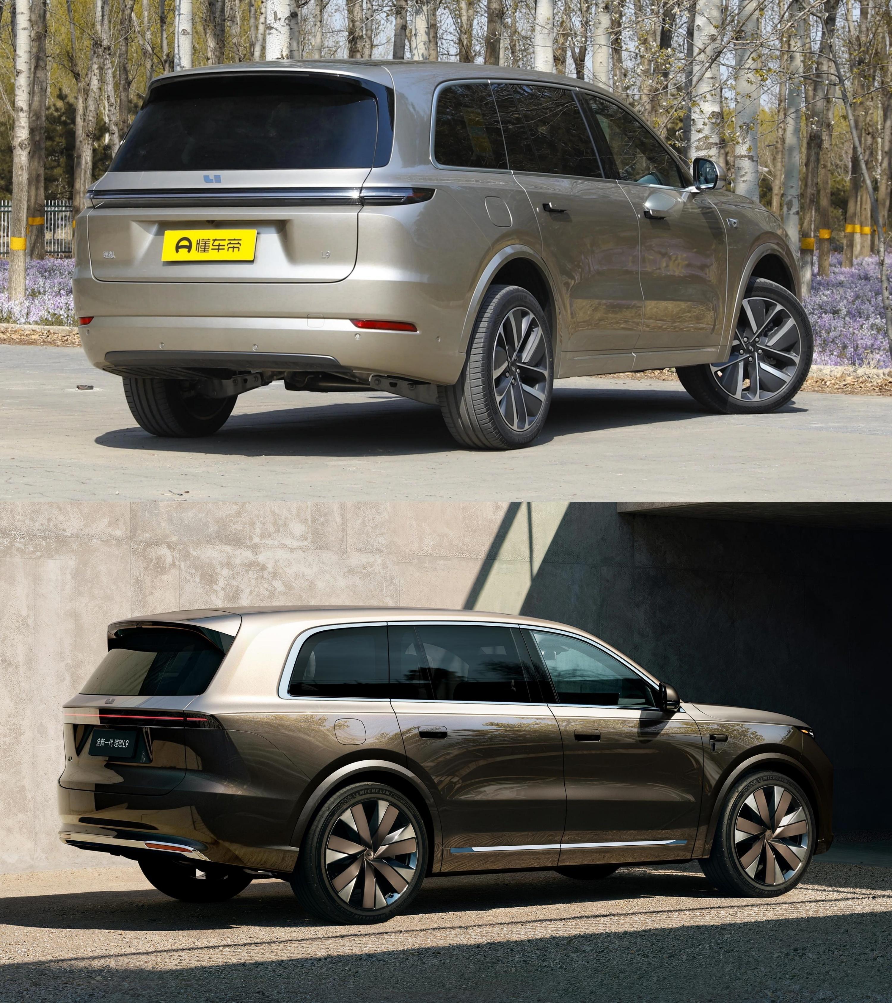 轮廓特征线跟老款真的不一样，整个侧面挺拔了很多，看起来更方正高大，商务味道更浓，