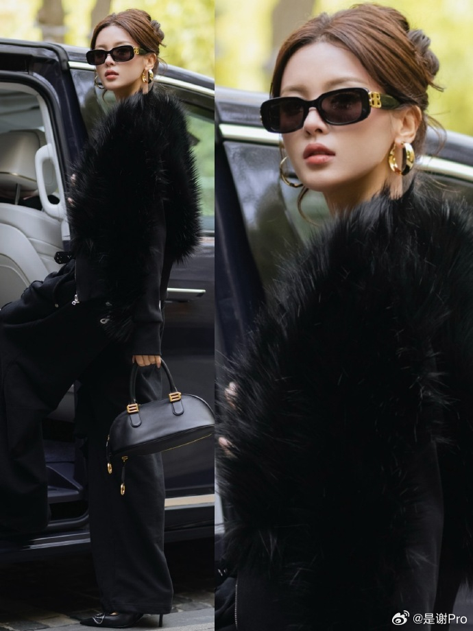 巴黎是杨超越家 妈妈级别的 真的是建模脸，好漂亮 