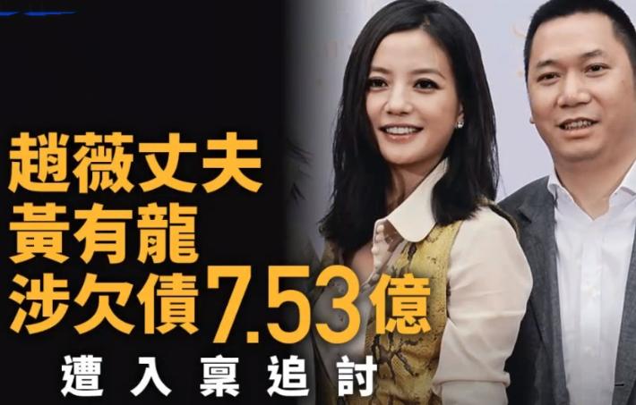 小燕子的老公黄有龙被追债7个多亿呢

怪不得小燕子连琼瑶的葬礼都不能去了，这要是