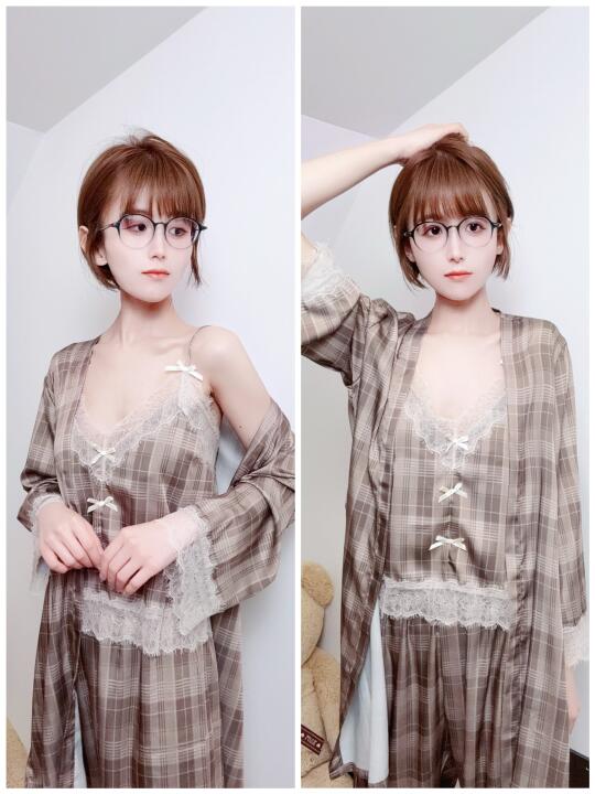仙女最爱的法式睡衣套装来喽🤎～