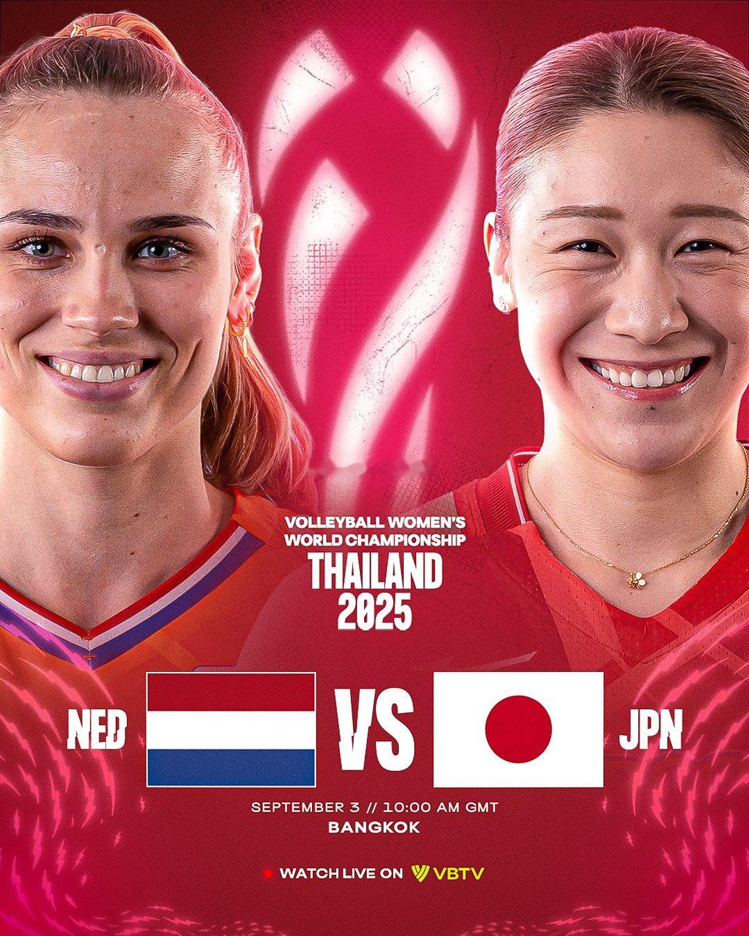 【首发】2025年女排世锦赛¼决赛荷兰女排vs日本女排荷兰🇳🇱主攻：达尔德罗