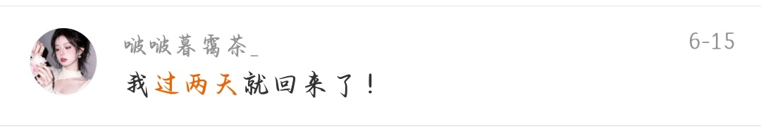 说过两天回来就过两天回来 