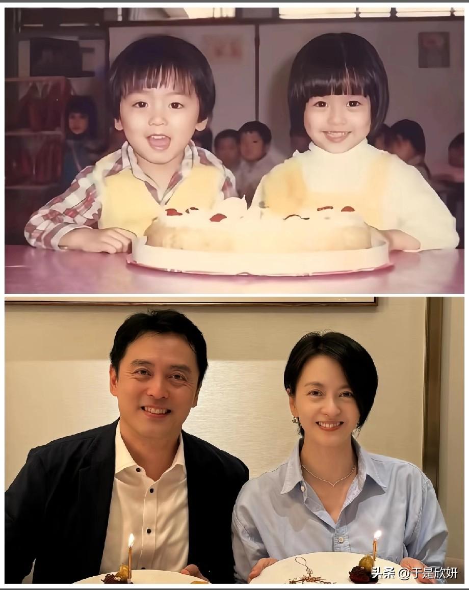 梁咏琪晒与双胞胎弟弟庆生照，48岁冻龄状态惊艳，网友：基因太强大！
 
梁咏琪在