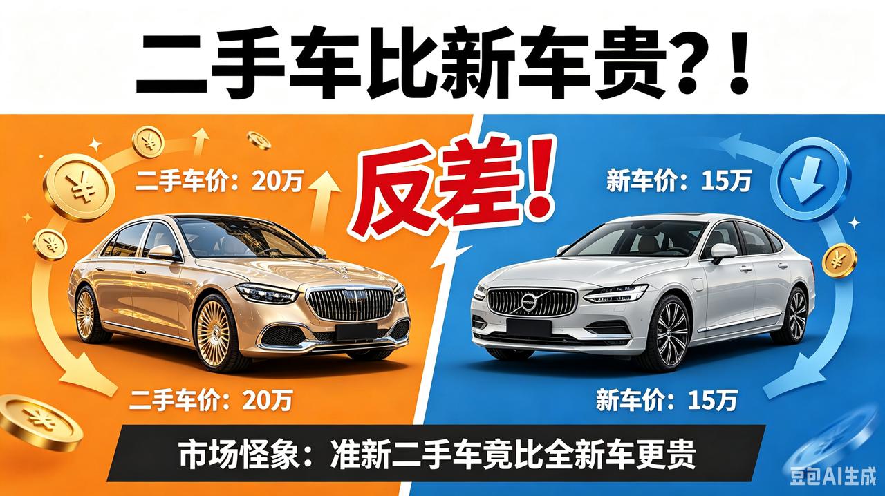 彻底乱套！二手车比新车还贵？2026燃油车行情真相，买车必看
 
今年燃油车市场
