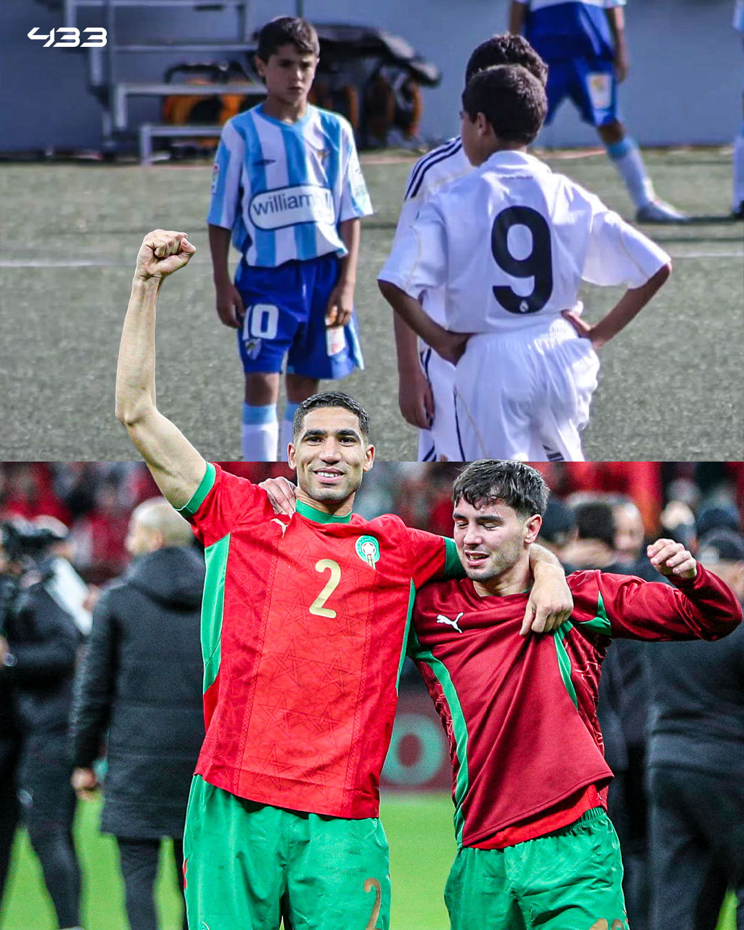 16年前，卜拉欣与阿什拉夫他们分别代表着马拉加与皇家马德里进行着梯队比赛。如今，