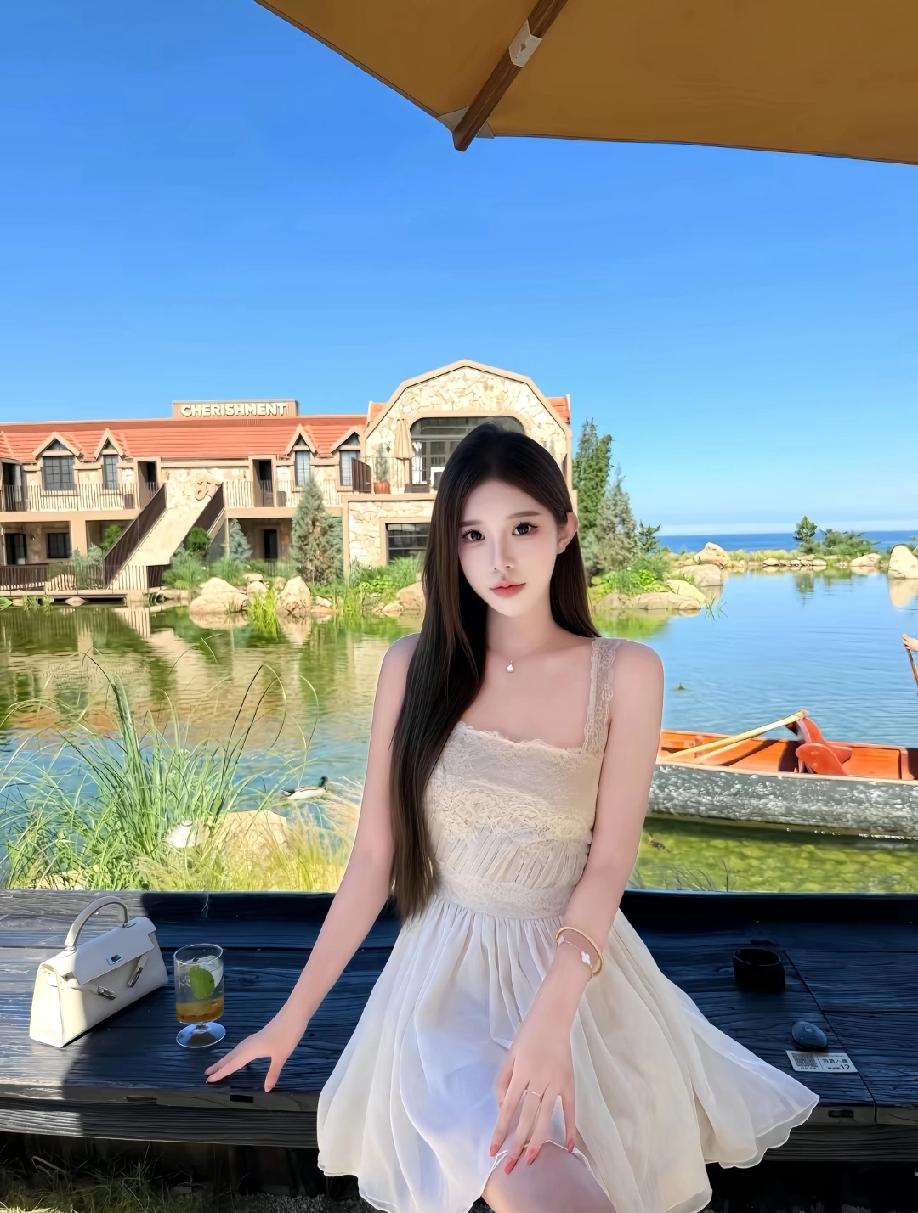 美美的一天美女 连衣裙 吊带裙 雅致气质穿搭分享  甜妹
