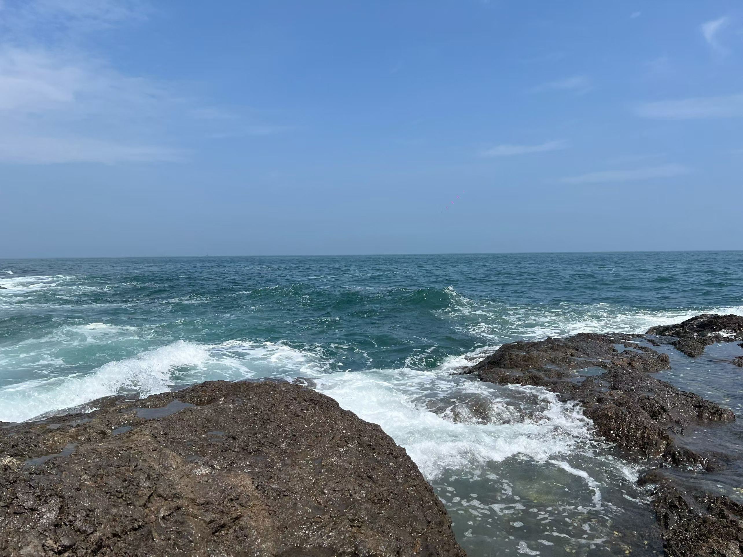 今天的好天气大海海边大海遇见美好