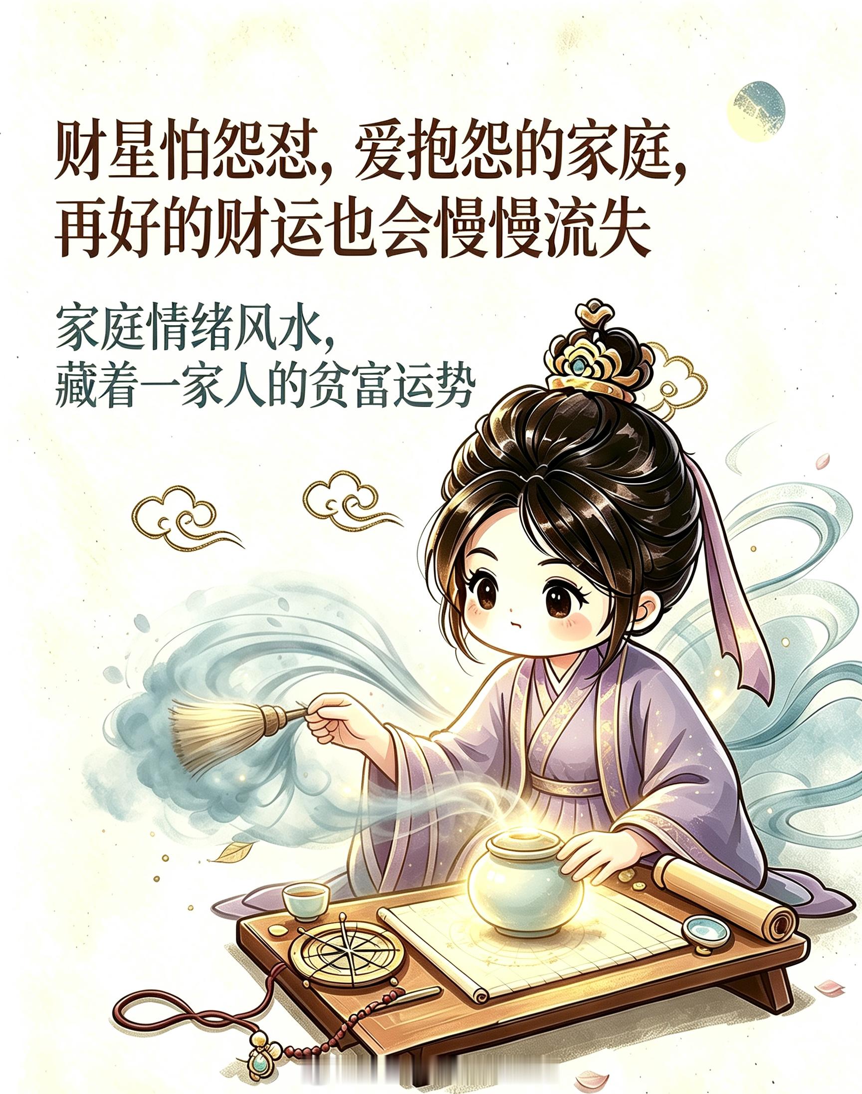 【财星怕怨怼，爱抱怨的家庭，再好的财运也会慢慢流失】很多家庭都陷入一种奇怪的循环