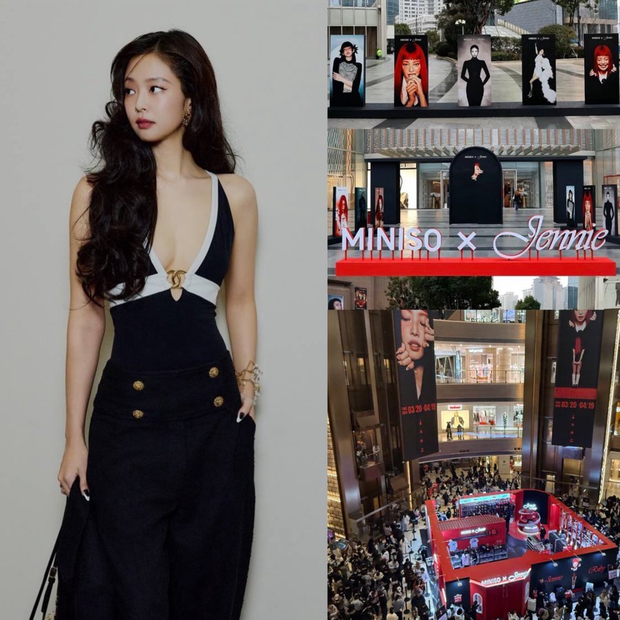 MINISO名创优品品牌总监蒋颖在最近的一次采访中透露 ：他们与JENNIE的合