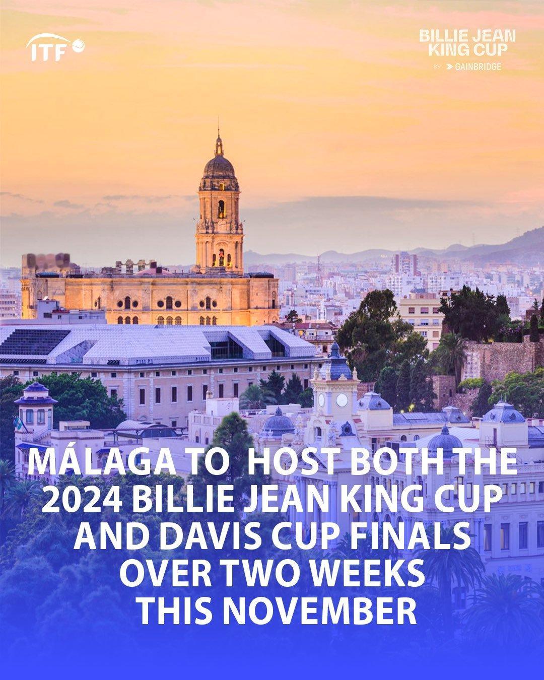 2024年#比利·简·金杯决赛圈# 举办地更新比赛将从塞维利亚迁至附近的马拉加，