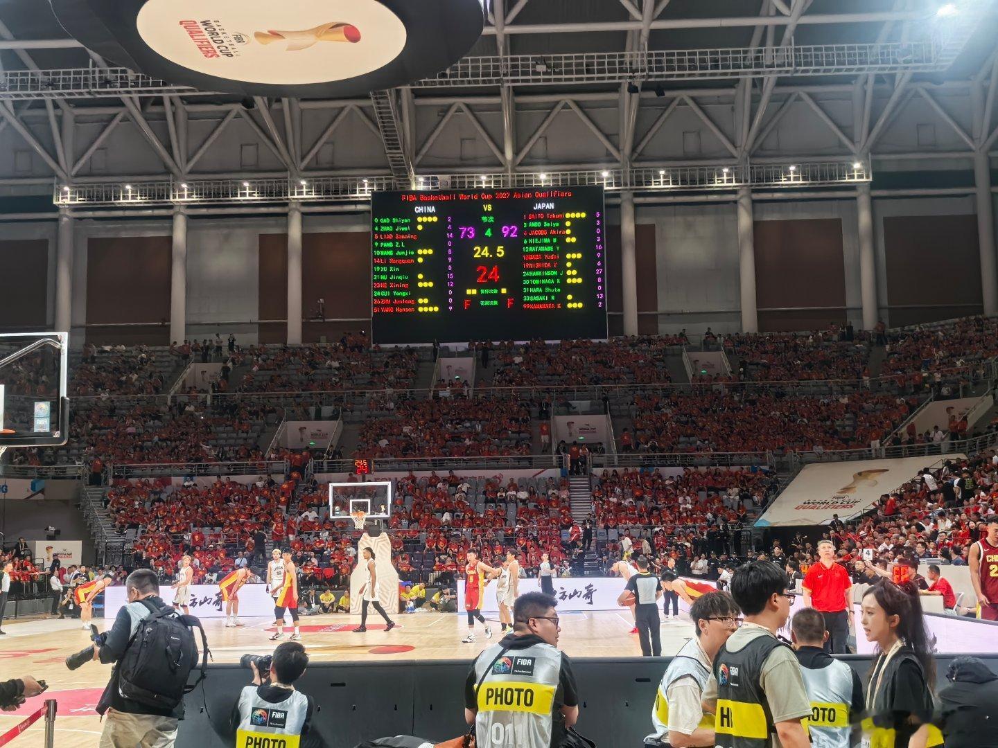 球可以输，但是不能这么输啊 中国男篮vs日本男篮