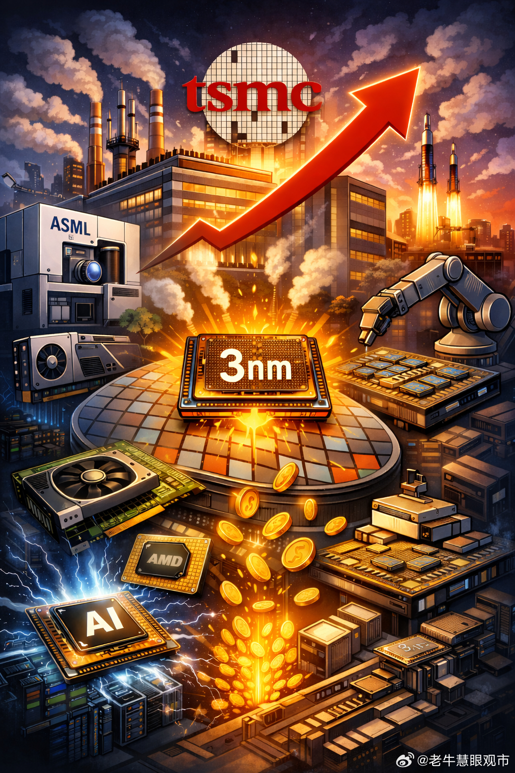 台积电财报“炸裂”背后：超预期到底多狠，下一轮半导体机会藏在哪些细节里台积电这次