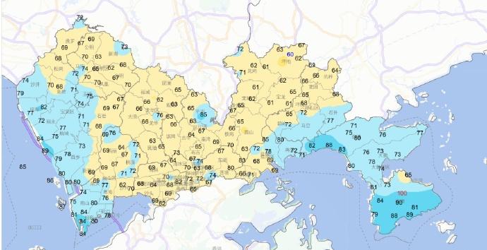 不仅气温居高不下，湿度也不算低，这样的天气，室外焖蒸感十足，大家注意多多补水，小