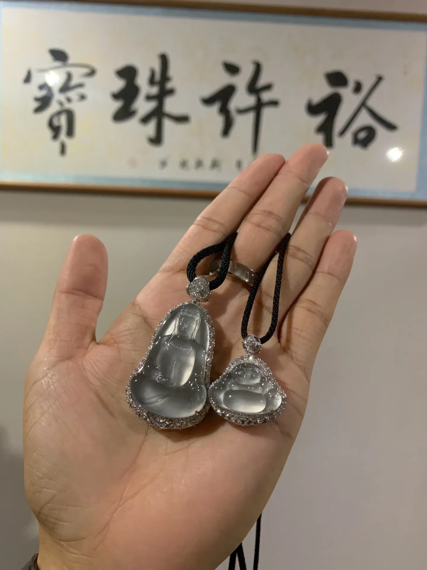 爱好：翡翠。刚好一对#以翠会友 #玉石魅力