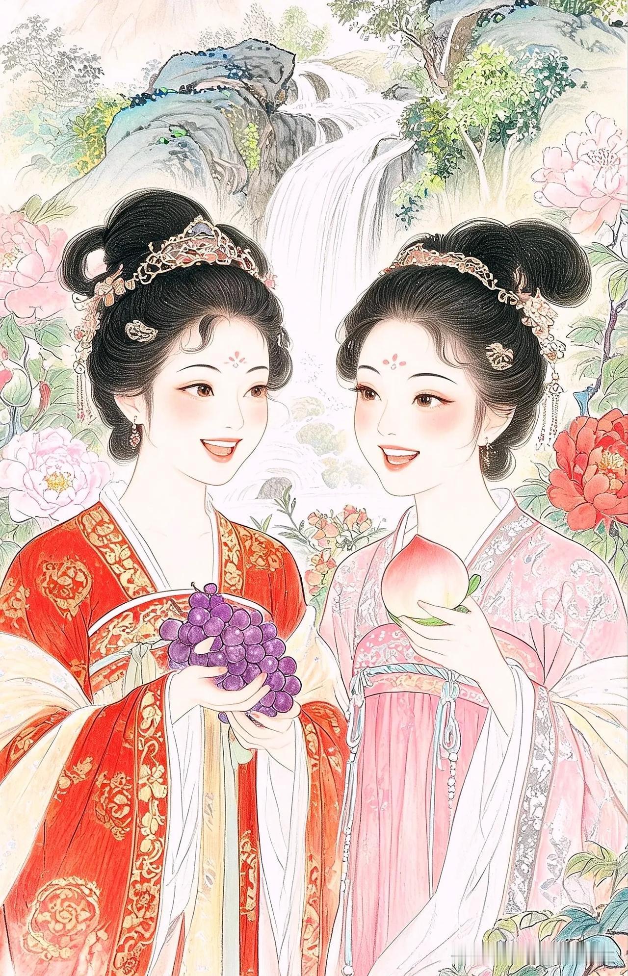 芳华似锦，笑语盈盈。