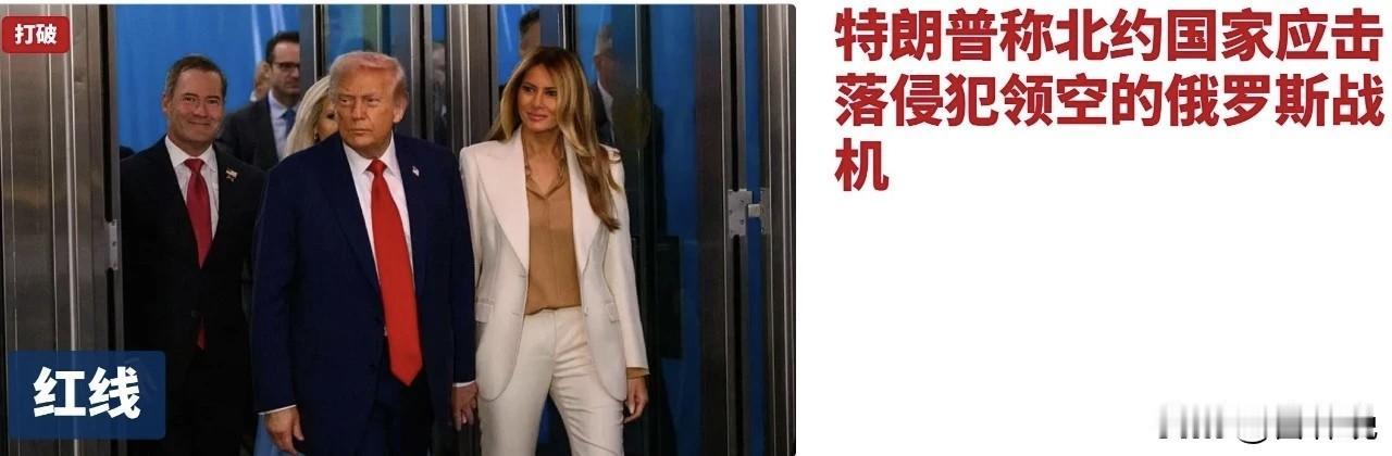 特朗普：北约国家应击落入侵的俄罗斯战机

唐纳德·特朗普总统周二要求北约国家击落