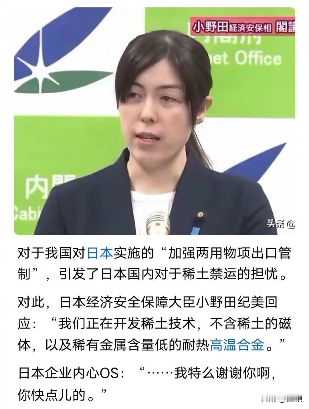 对于我国对日本实施的