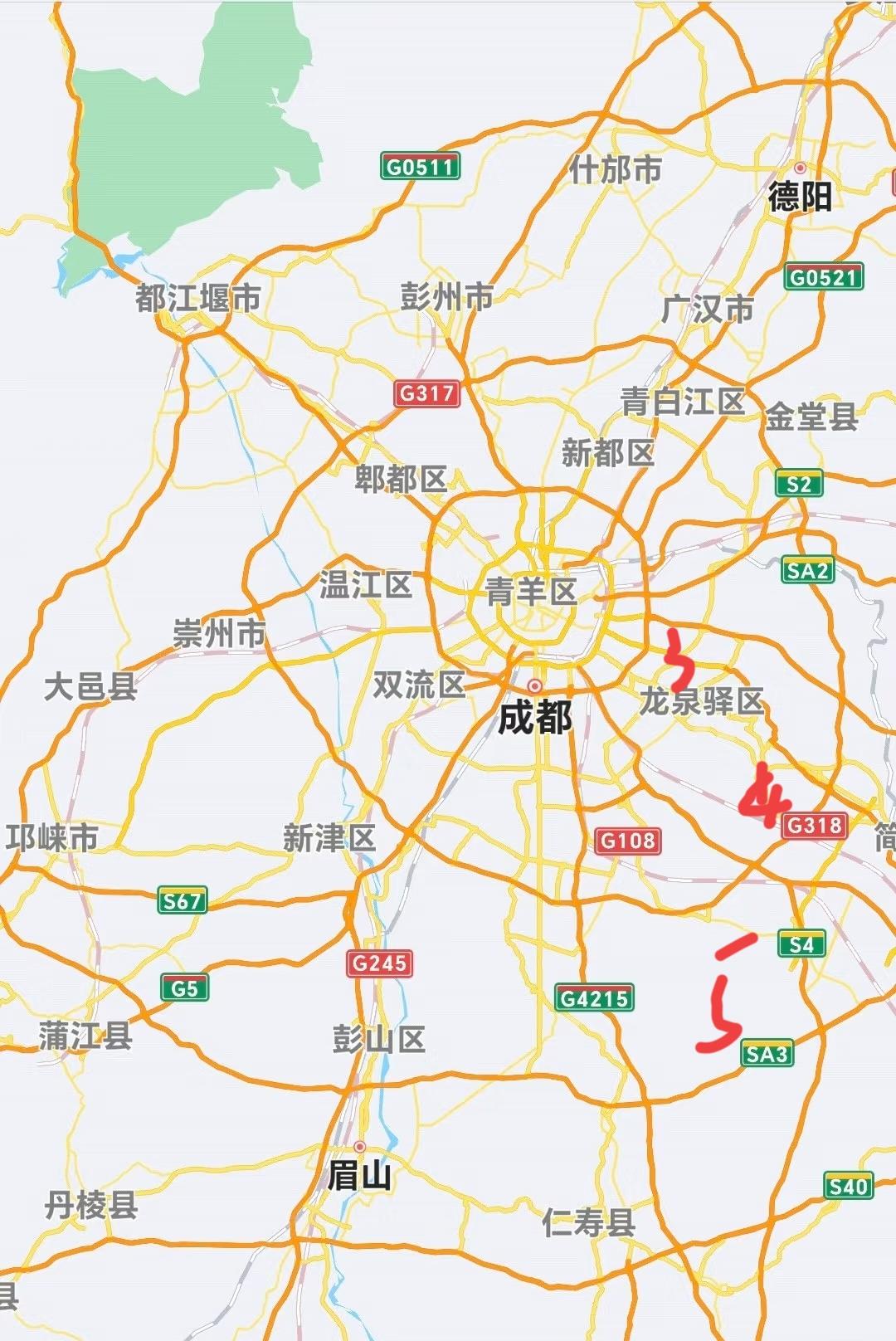成都都是市高速五环，全国按照这个模式建，应该畅通无阻吧[呲牙]