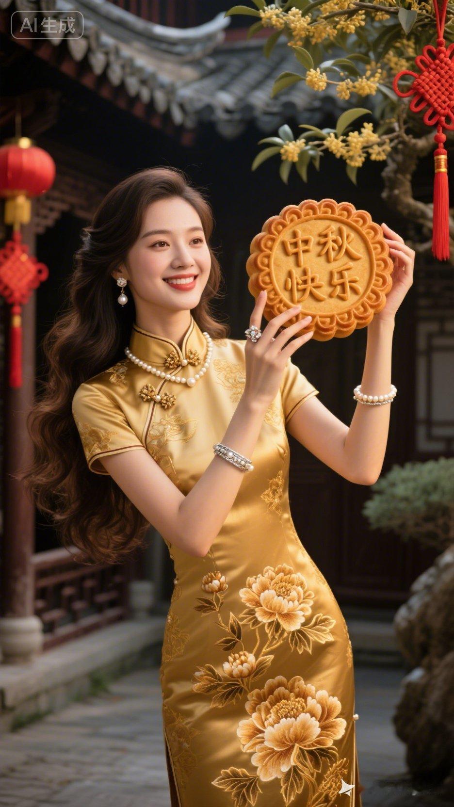 中秋佳节，花好月圆人团圆！