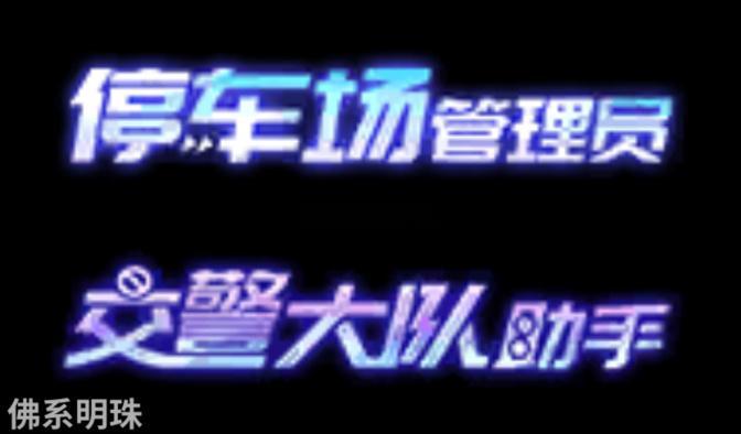 静态称号：停车场管理员、交警大队助手、雷诺之心、HappyBirthDay、暗黑