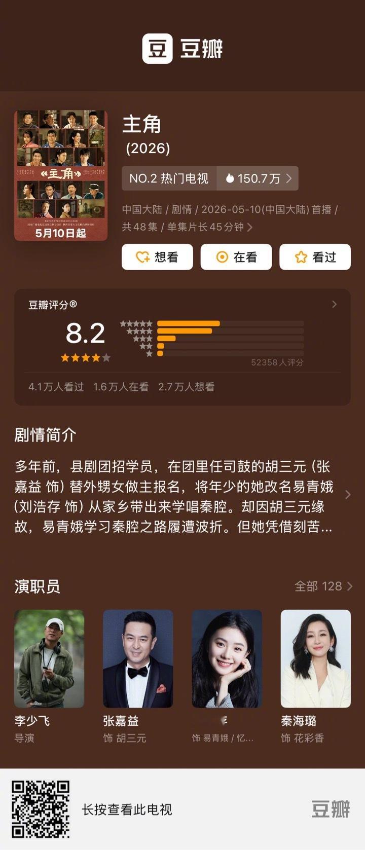 《主角》豆瓣开分了 
