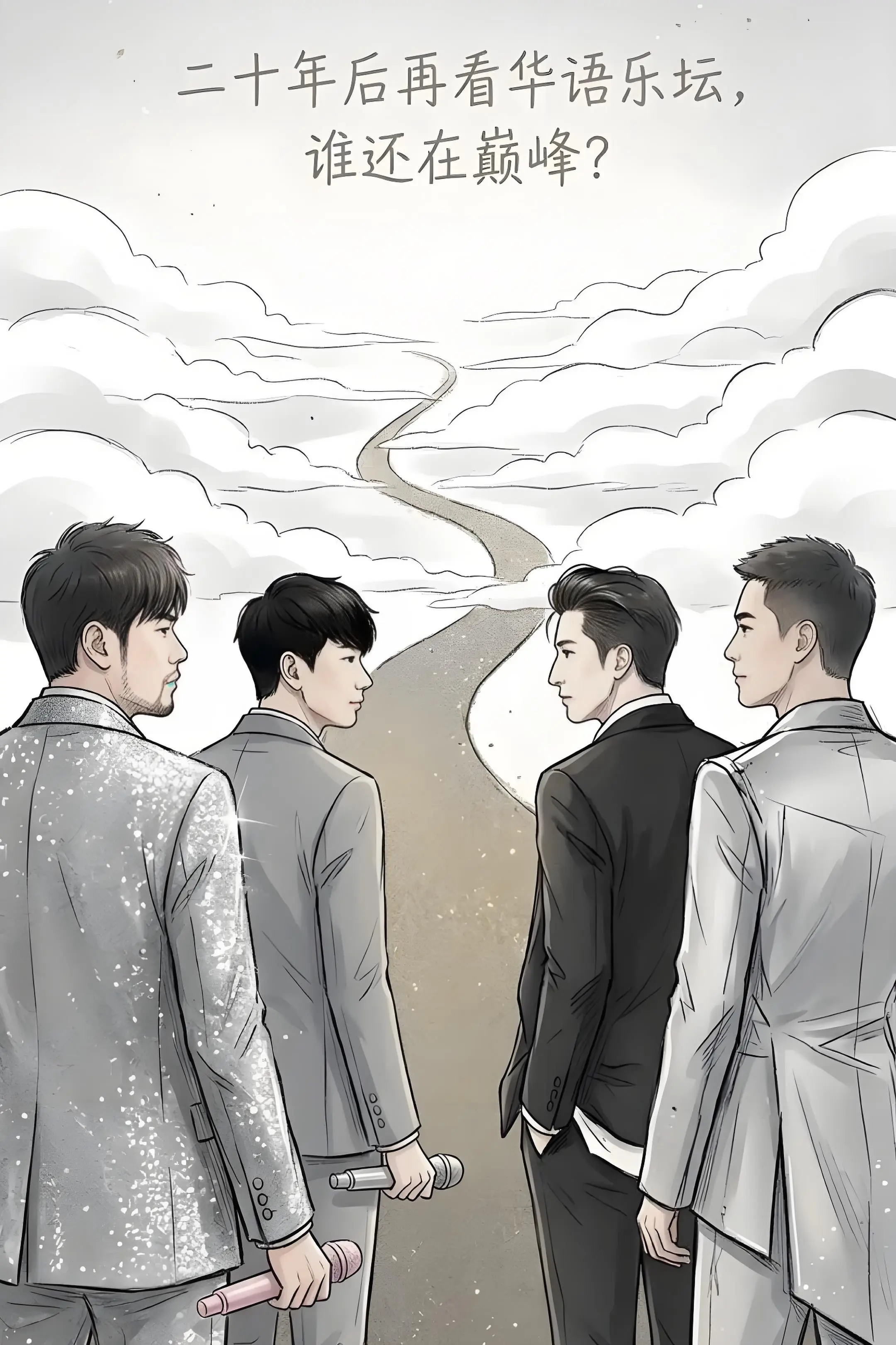 二十年后再看华语乐坛周杰伦、林俊杰、薛之。谦、张杰、谁还在巅峰?