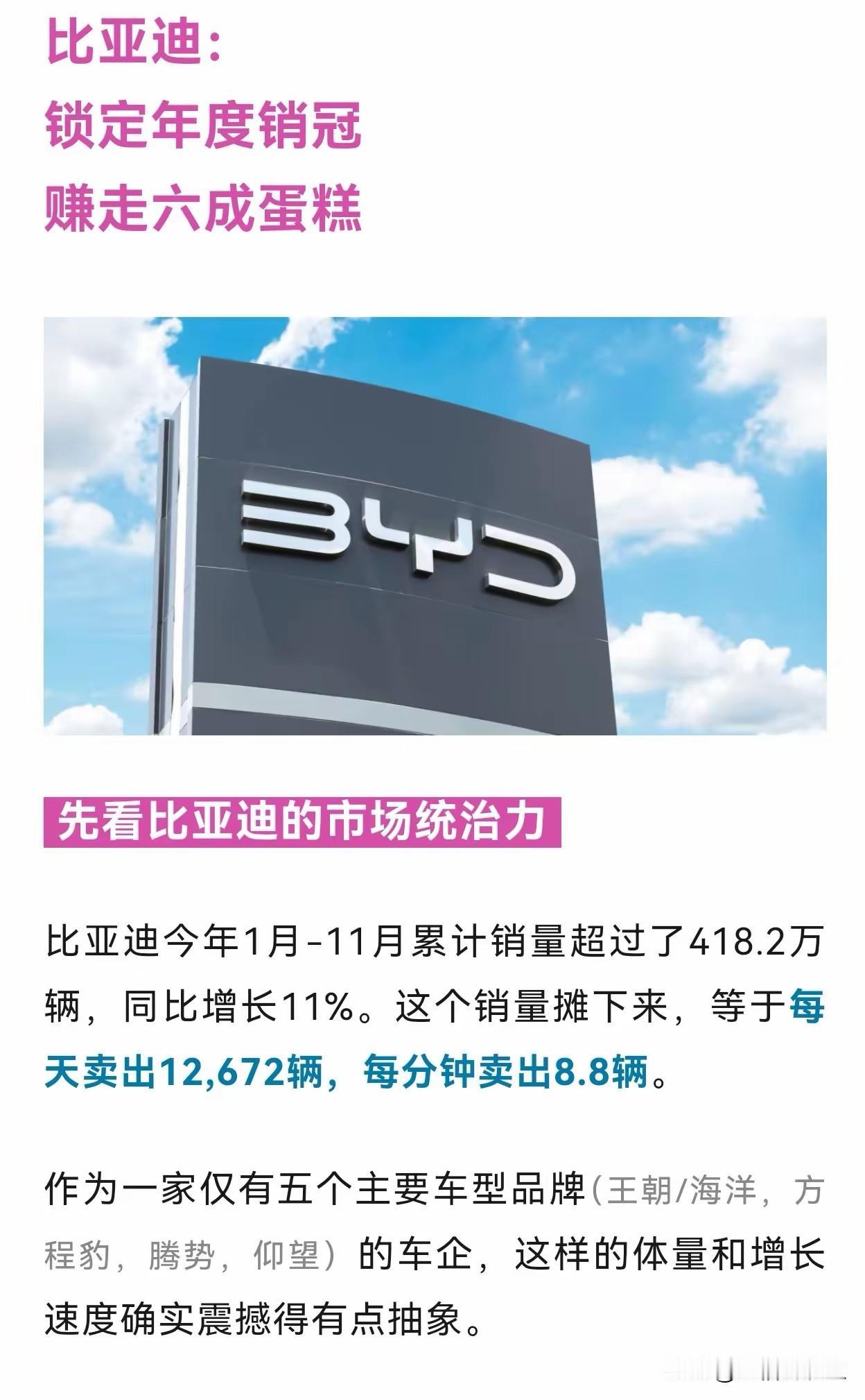 比亚迪全球突进，中国重塑全球汽车工业体系
比亚迪第1500万辆新能源汽车下线！今