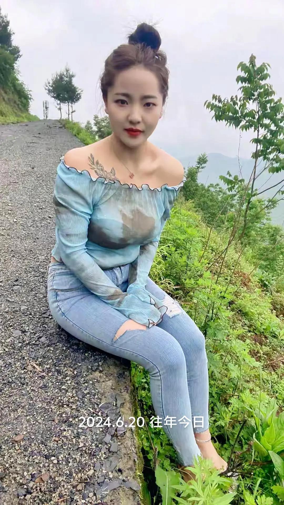 自然温柔风 户外look 穿搭与风景的适配度