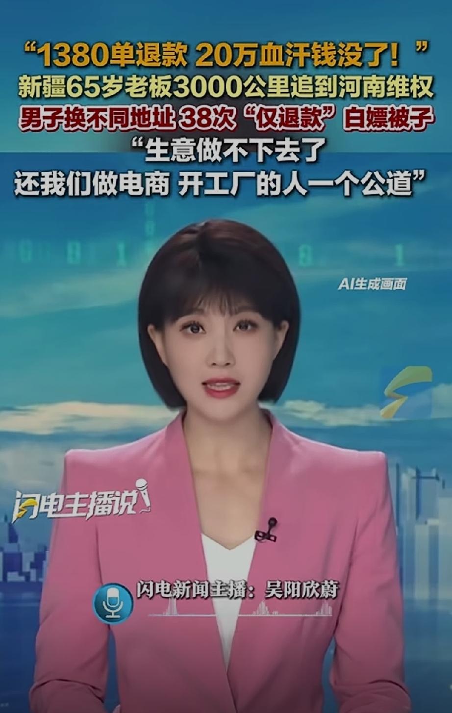 1380单仅退款！20万血汗钱被白嫖，白嫖党固然可恨，但是平台才是最大的帮凶。