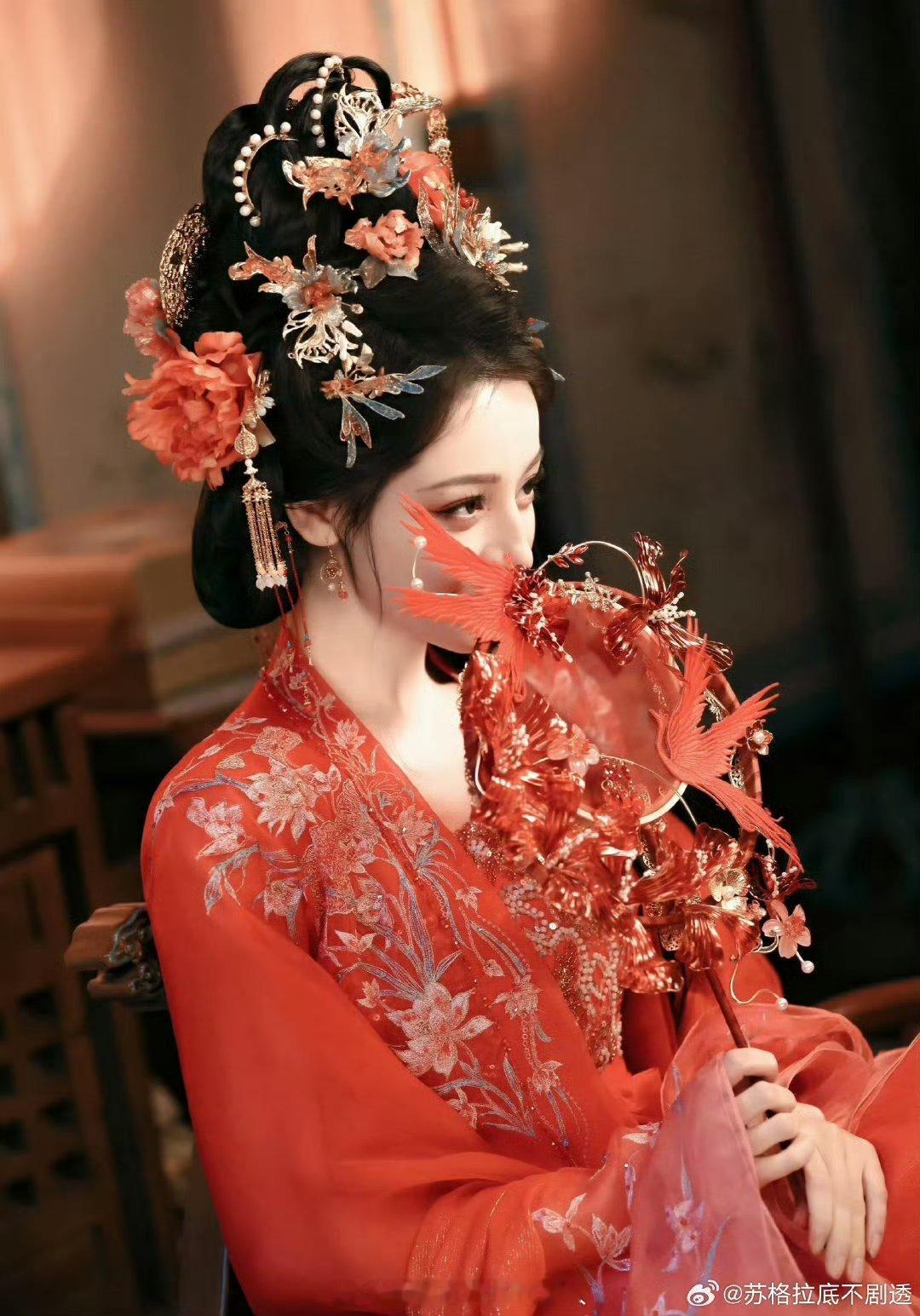 迪丽热巴花魁造型什么叫做顶美的一张脸，这就是 