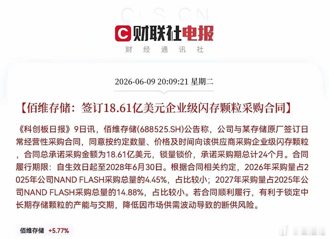 突发利好！佰维存储超级大利好，满仓这家公司的股民要兴奋的睡不着了，明天要开始数板