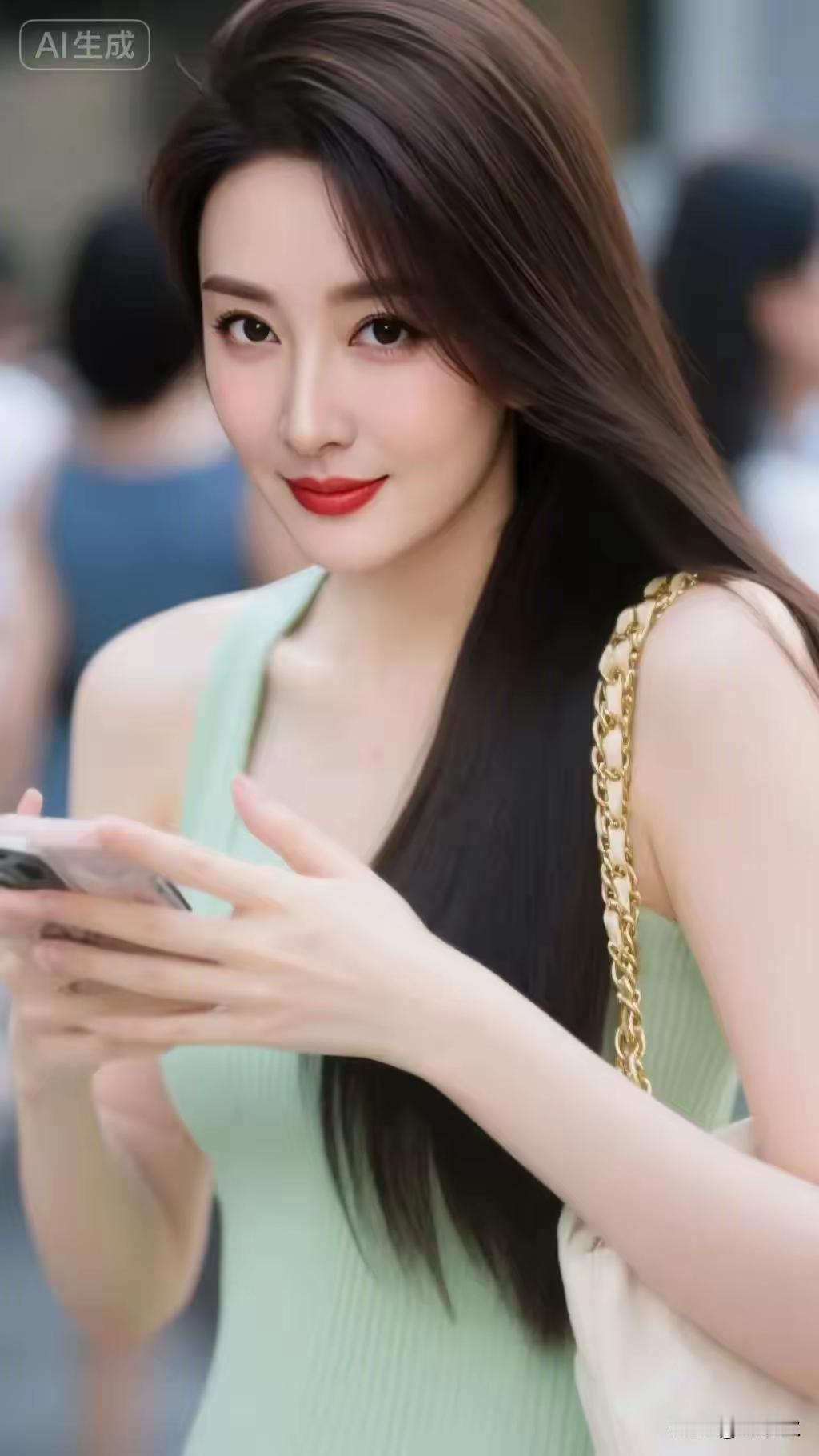 长发飘飘，气质杠杠