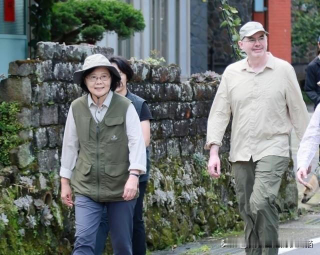 郑丽文好评如潮、火爆出圈，赖清德沉默不接招，而蔡英文坐不住了，拉着谷立言爬山刷存