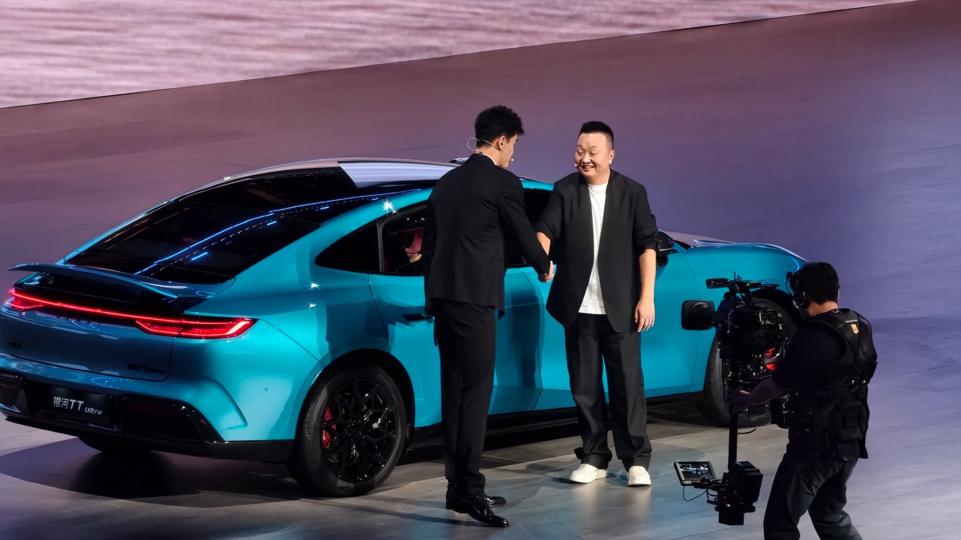 孙杨来了吉利银河TT ​​​