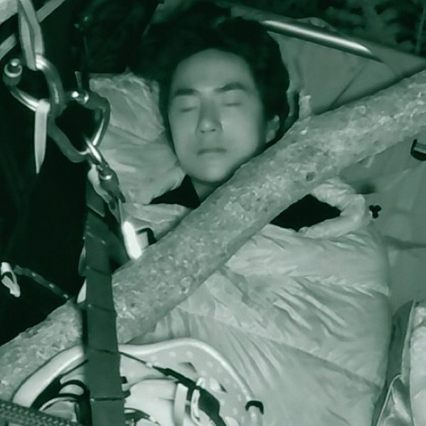 在树上睡觉的王一博王一博婴儿睡眠 王一博婴儿睡眠！ 