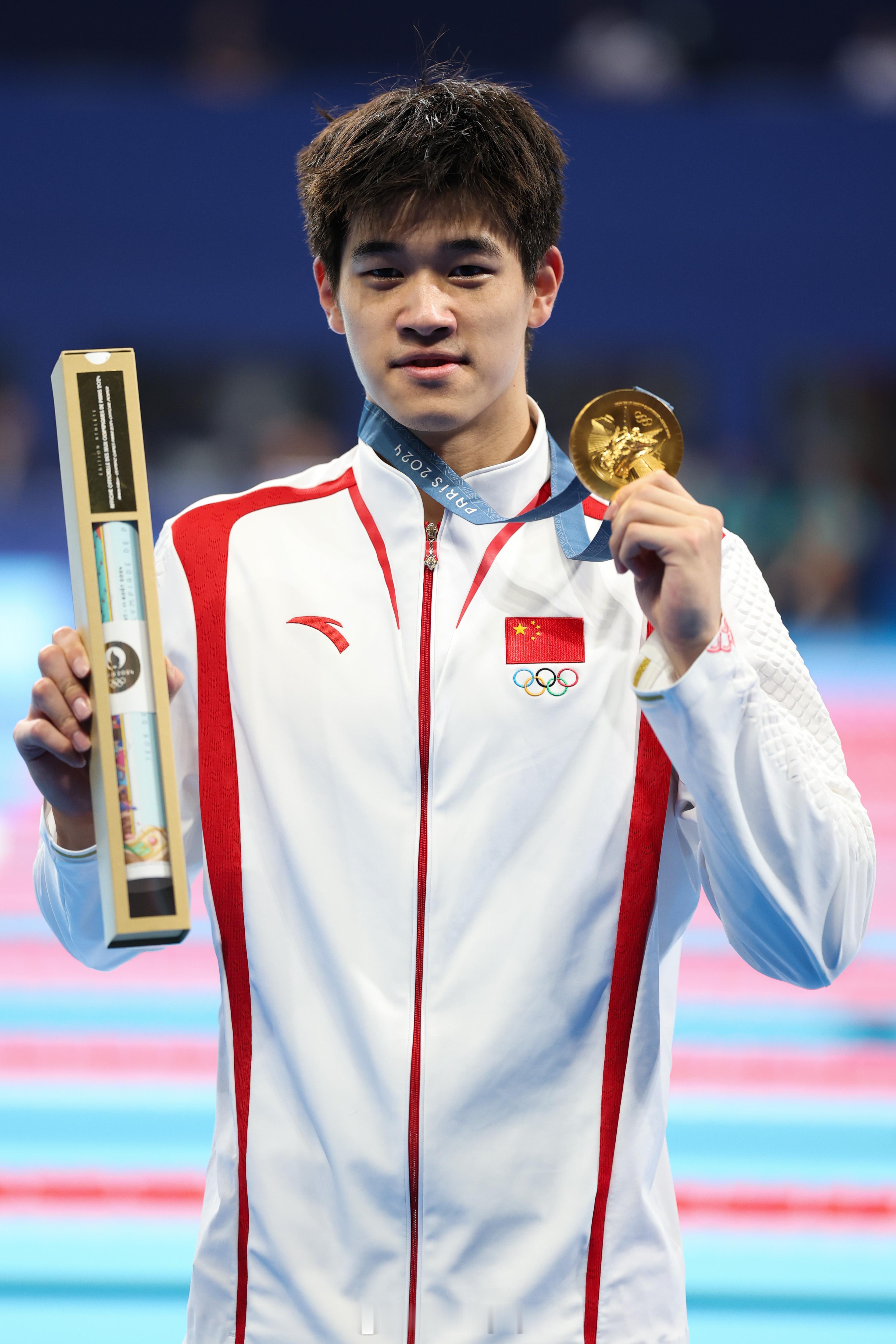 #巴黎奥运会# 中国代表团第九金🏅中国选手潘展乐以46秒40的成绩打破世界纪录