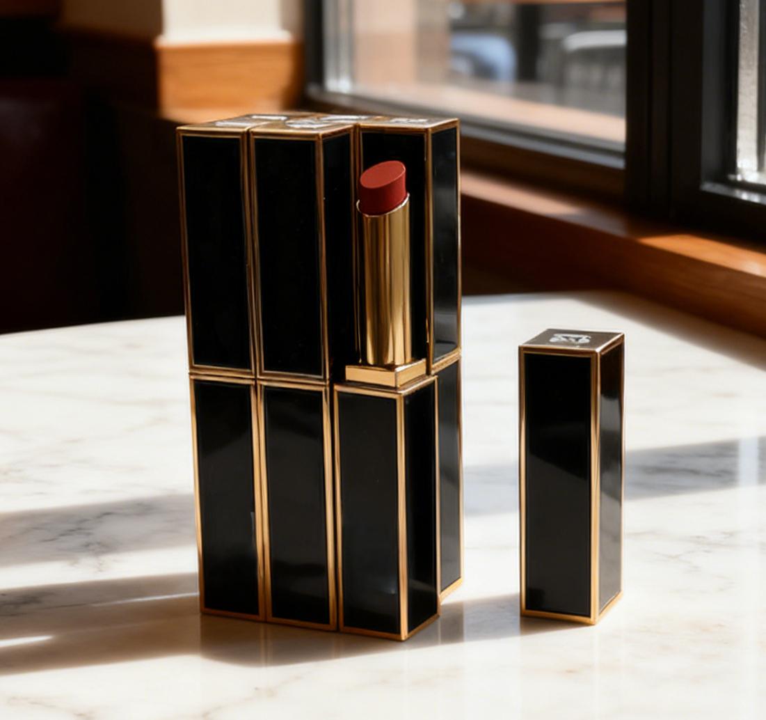 2025最后一抹唇色诱惑TF超细管晨光中的第一笔定义，于你指尖轻旋开启，丝缎质地