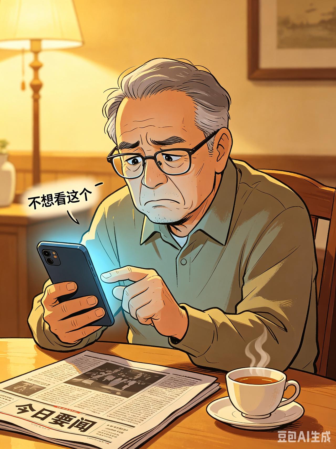 退休后，我每天大部分时间，都是与手机为伴。不过，我很反感“三类”推送的内容，每次