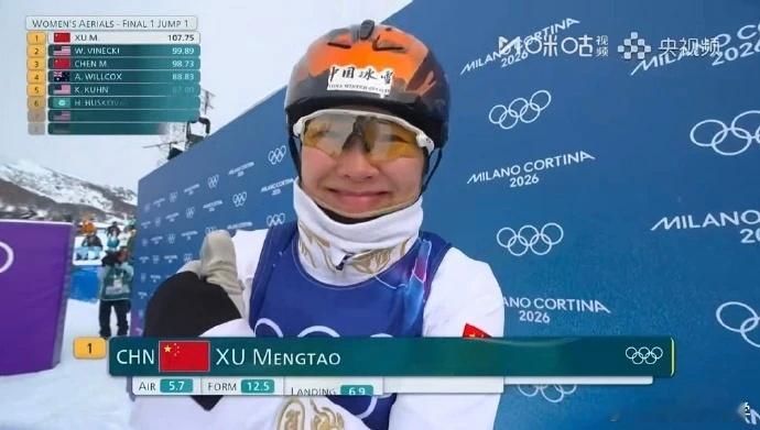 徐梦桃让世界看见中国红徐梦桃创造了传奇！夺得了这个项目的两连冠！这也是中国体育代