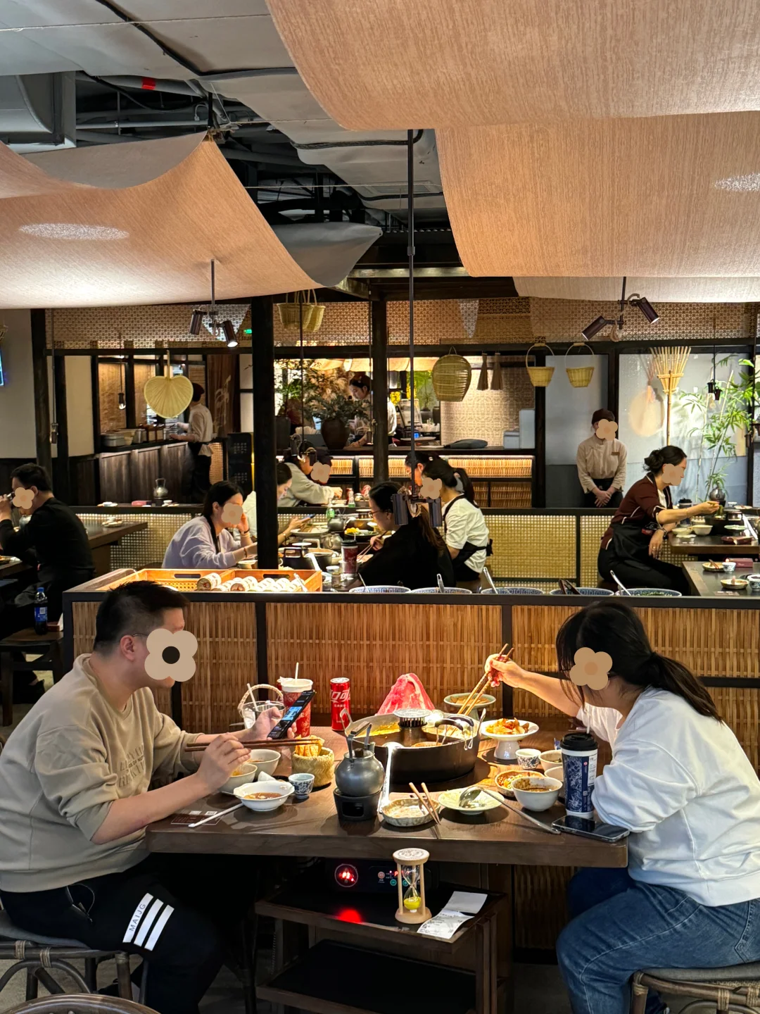 上海新开的！很有sense的木质调火锅店！！🥢