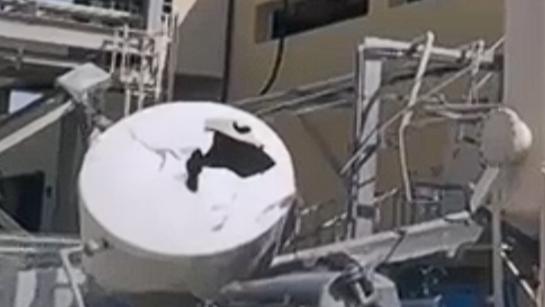 卡塔尔公布美军基地遭袭画面 进一步证实美军损失惨重
 
当地时间4月10日，卡塔