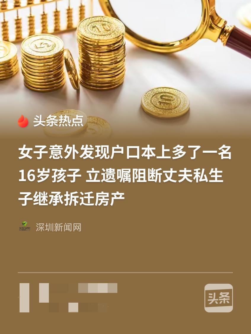 真解气！广州番禺，一老太得知自家房子拆迁能得3千多万，于是带着女儿着手提办理宅基