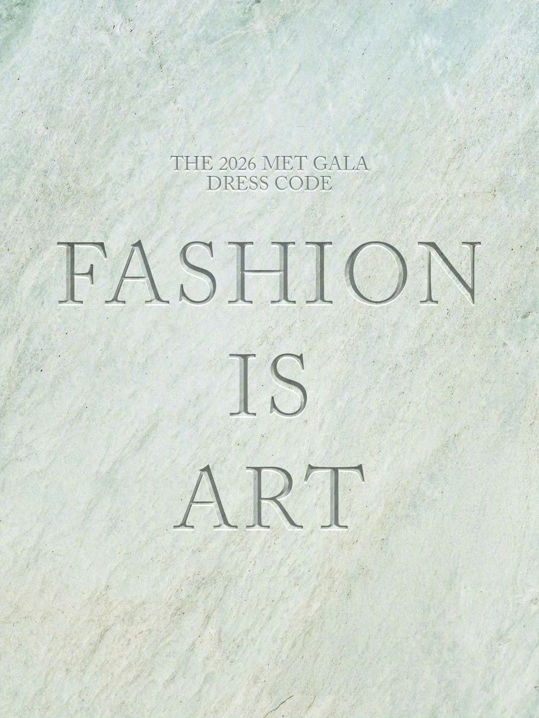 正式进入一年一度的 Met Gala 时间  🔥「 FASHION IS AR